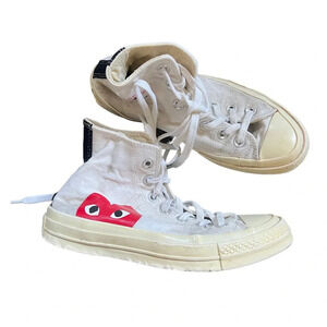 Comme Des Garçons Converse High Top Sneakers, size 6